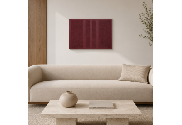 Nova Modern Dokulu Tablo Bordo 50×70 cm